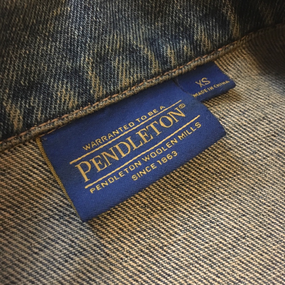 Pendleton Denim Vest